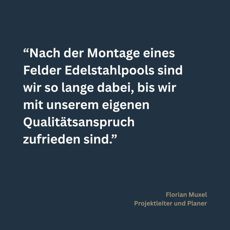 Felder Edelstahlpools Intagram